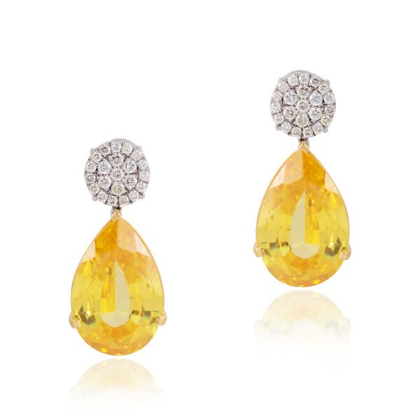 Diamond earrings- Navkkar Jewellers