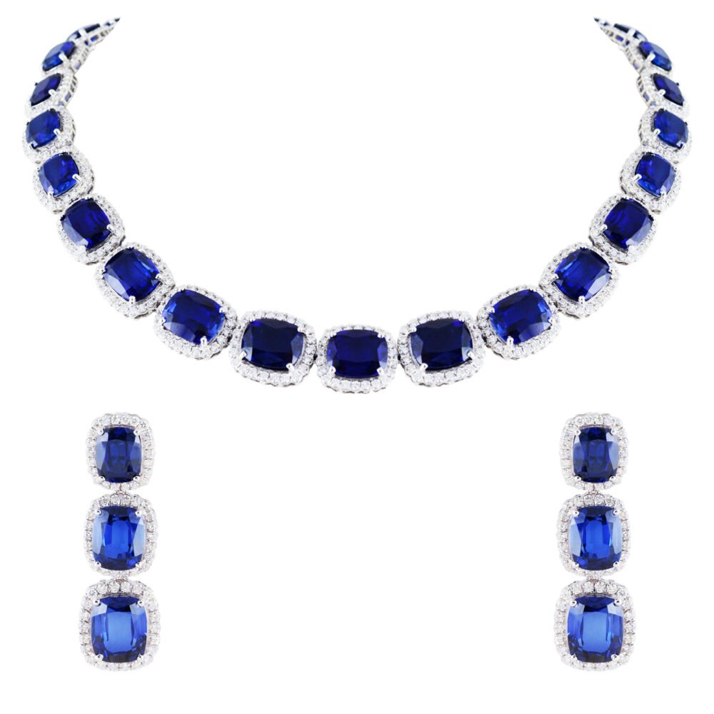 Diamond necklace - Navkkar Jewellers