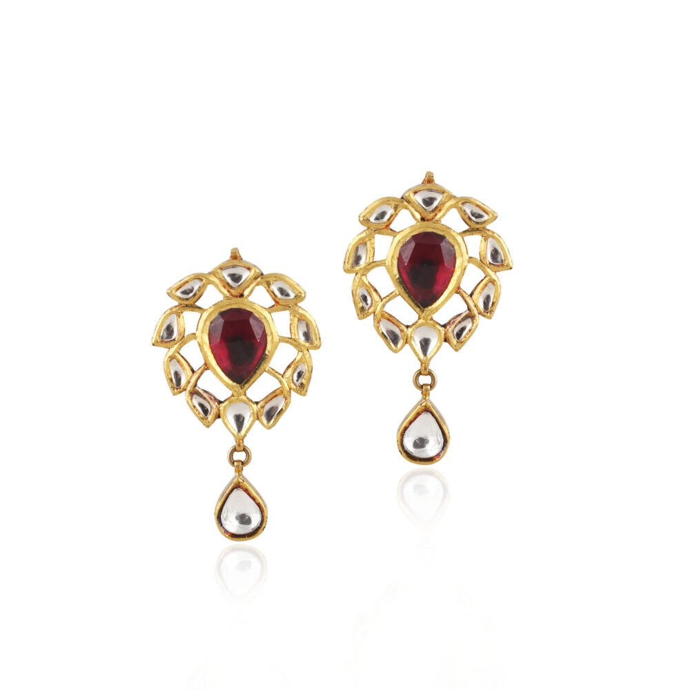 Kundan earrings - Navkkar Jewellers