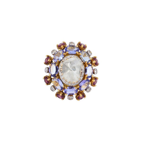 diamond polki ring- navkkar jewellers
