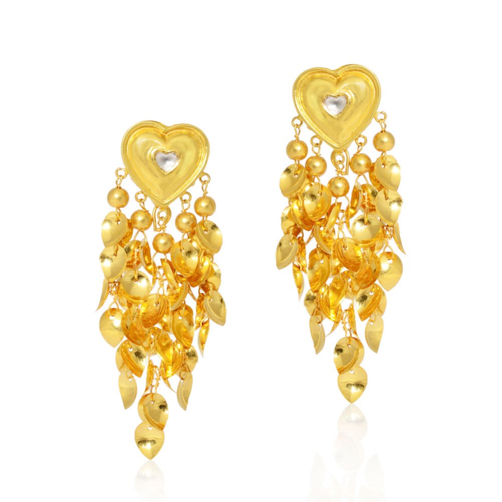 Gold earrings - Navkkar Jewellers