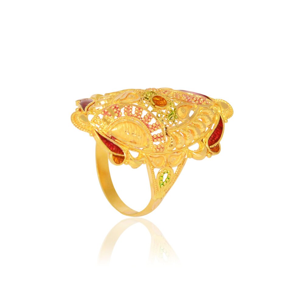 Gold ladies ring - Navkkar Jewellers