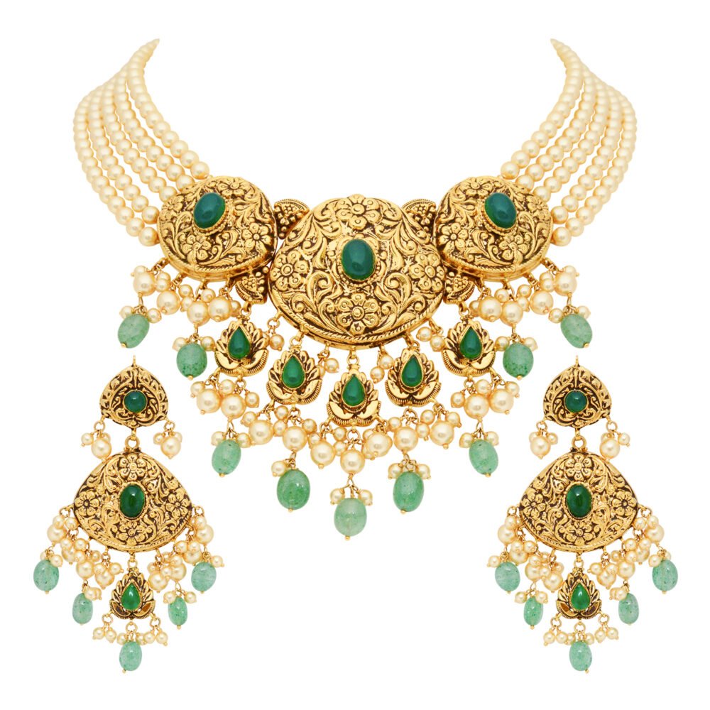 jadau necklace set - Navkkar Jewellers