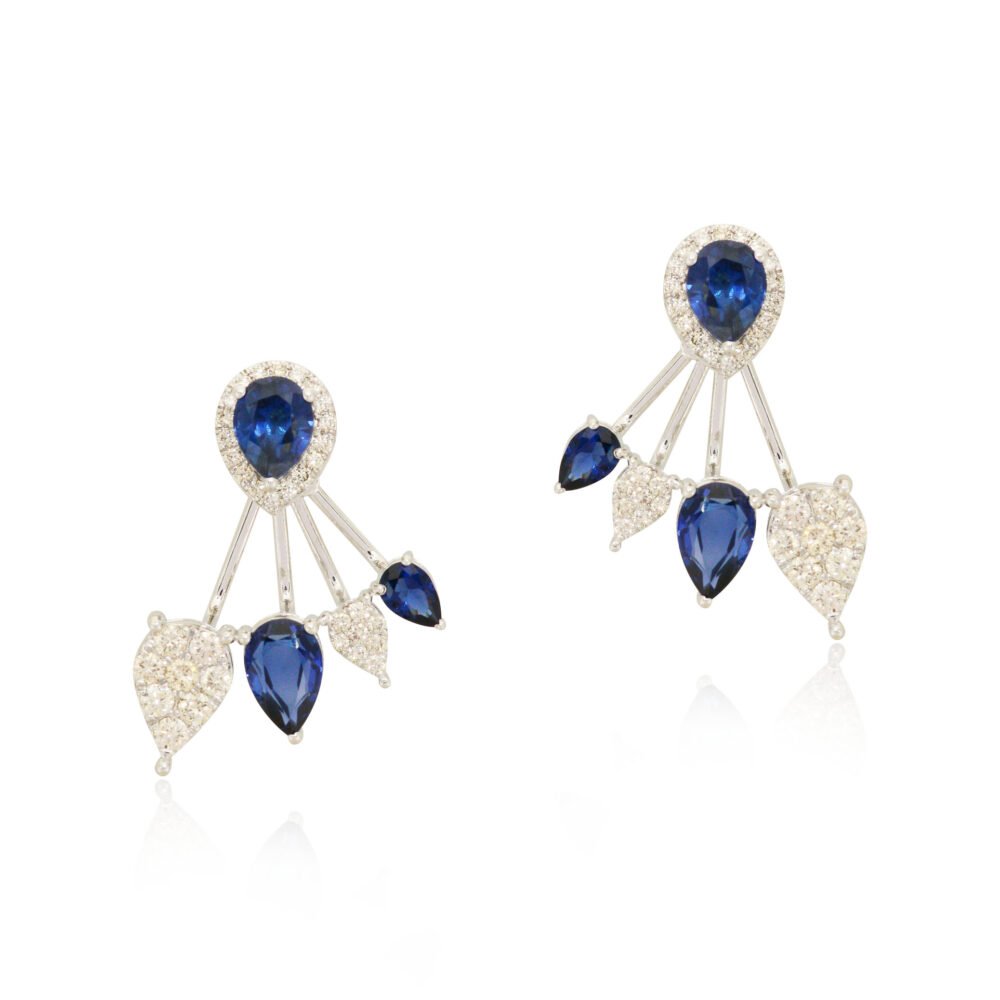 Diamond earrings- Navkkar Jewellers