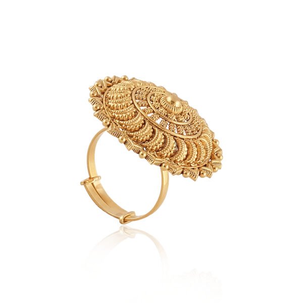 Gold ladies ring- Navkkar Jewellers