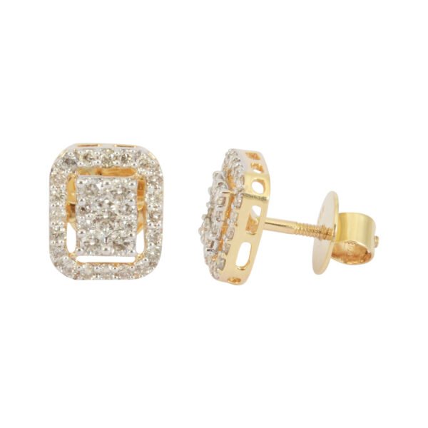 diamond earrings - Navkkar Jewellers