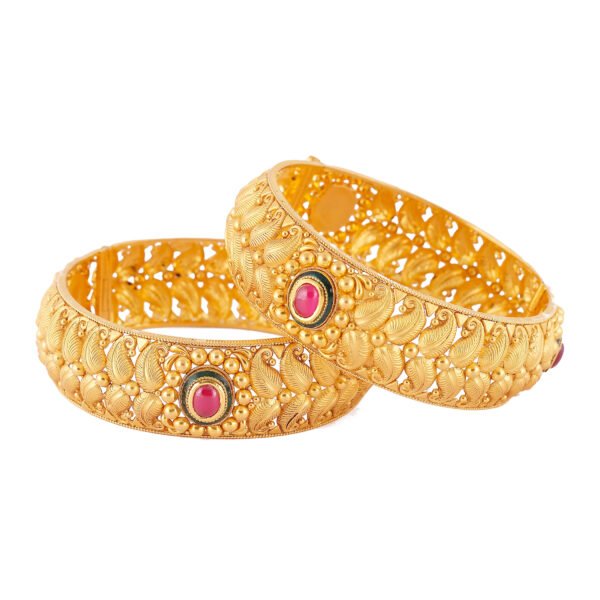 Gold ladies kara - Navkkar Jewellers