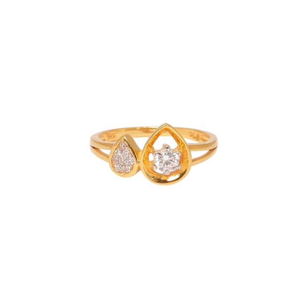 Gold ladies ring- Navkkar Jewellers