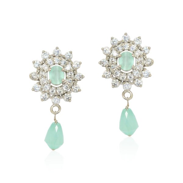 silver earrings