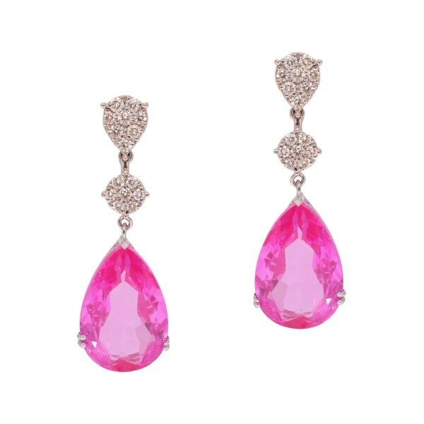 diamond earrings - Navkkar Jewellers