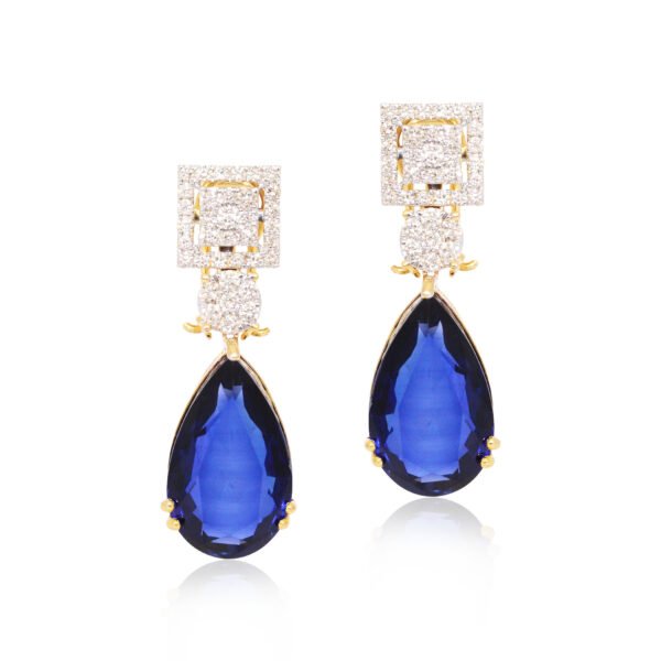 diamond earrings - Navkkar Jewellers