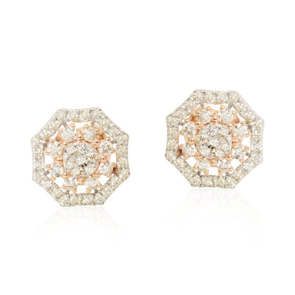 diamond earrings - Navkkar Jewellers