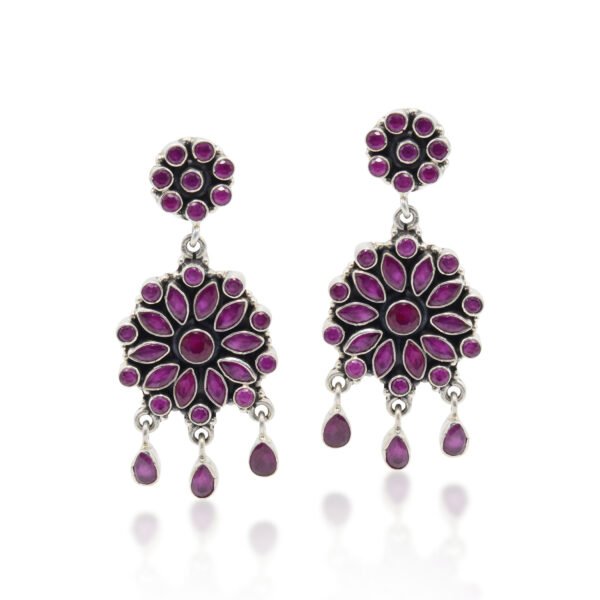Silver earrings - Navkkar Jewellers