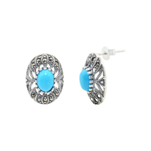 Silver earrings - Navkkar Jewellers