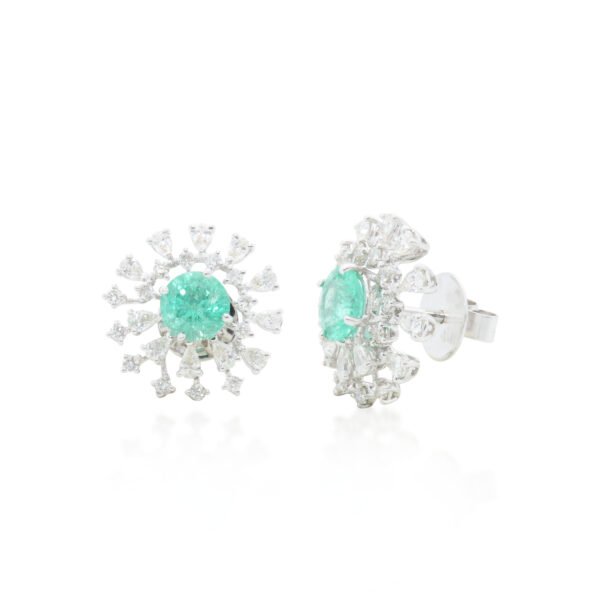 Diamond earrings - navkkar Jewellers