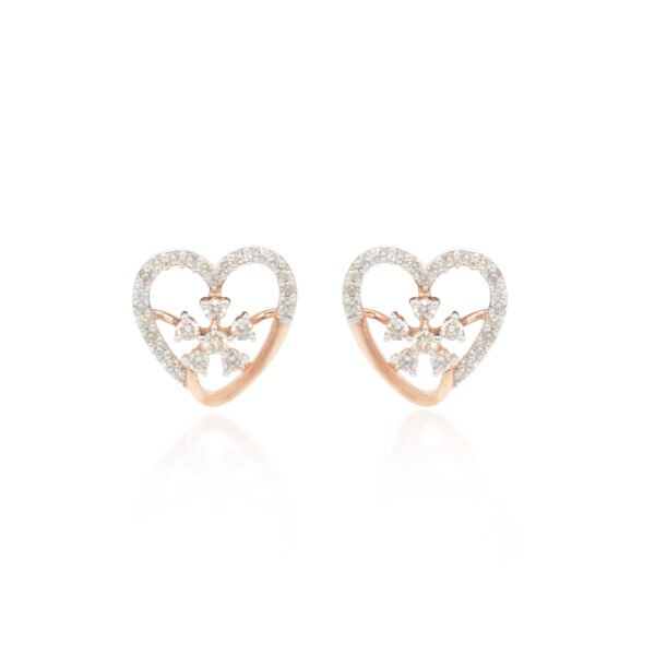 Diamond earrings - navkkar Jewellers