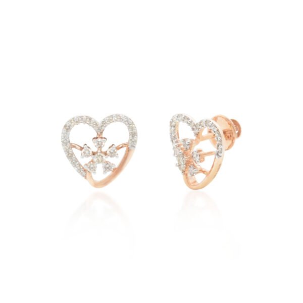 Diamond earrings - navkkar Jewellers